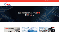 Desktop Screenshot of bhmelektronik.com